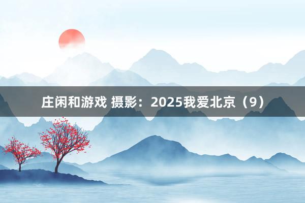 庄闲和游戏 摄影：2025我爱北京（9）