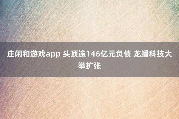 庄闲和游戏app 头顶逾146亿元负债 龙蟠科技大举扩张
