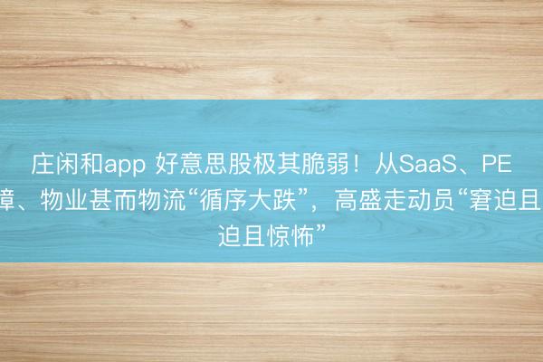 庄闲和app 好意思股极其脆弱!从SaaS、PE到保障、物业甚而物流“循序大跌”,高盛走动员“窘迫且惊怖”