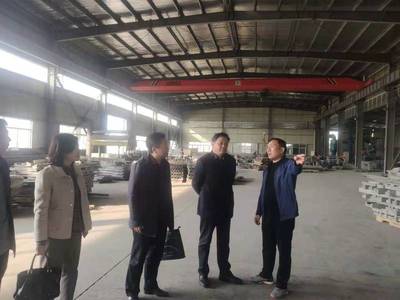 周德福、王家祥一行到安徽吕华新型建材考察调研